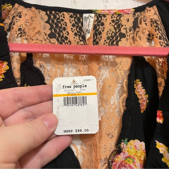 NWT FREE PEOPLE Intimately Printed Bodysuit - Picture 11 of 15